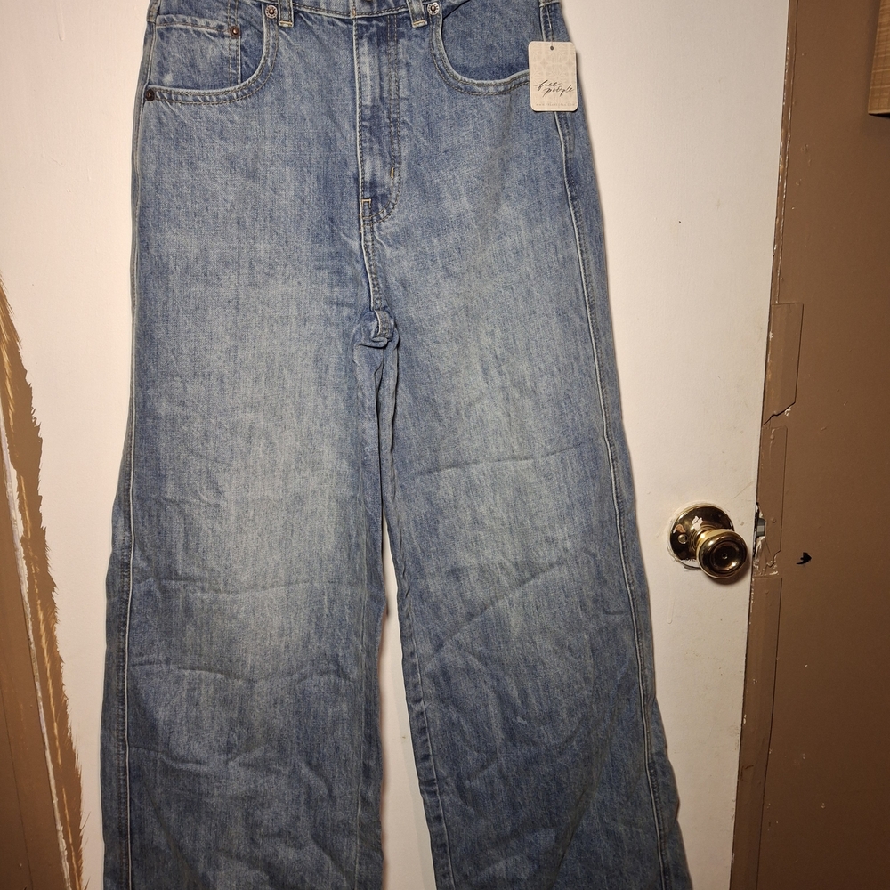Classic Blue Denim‎ Jeans Free People NWT